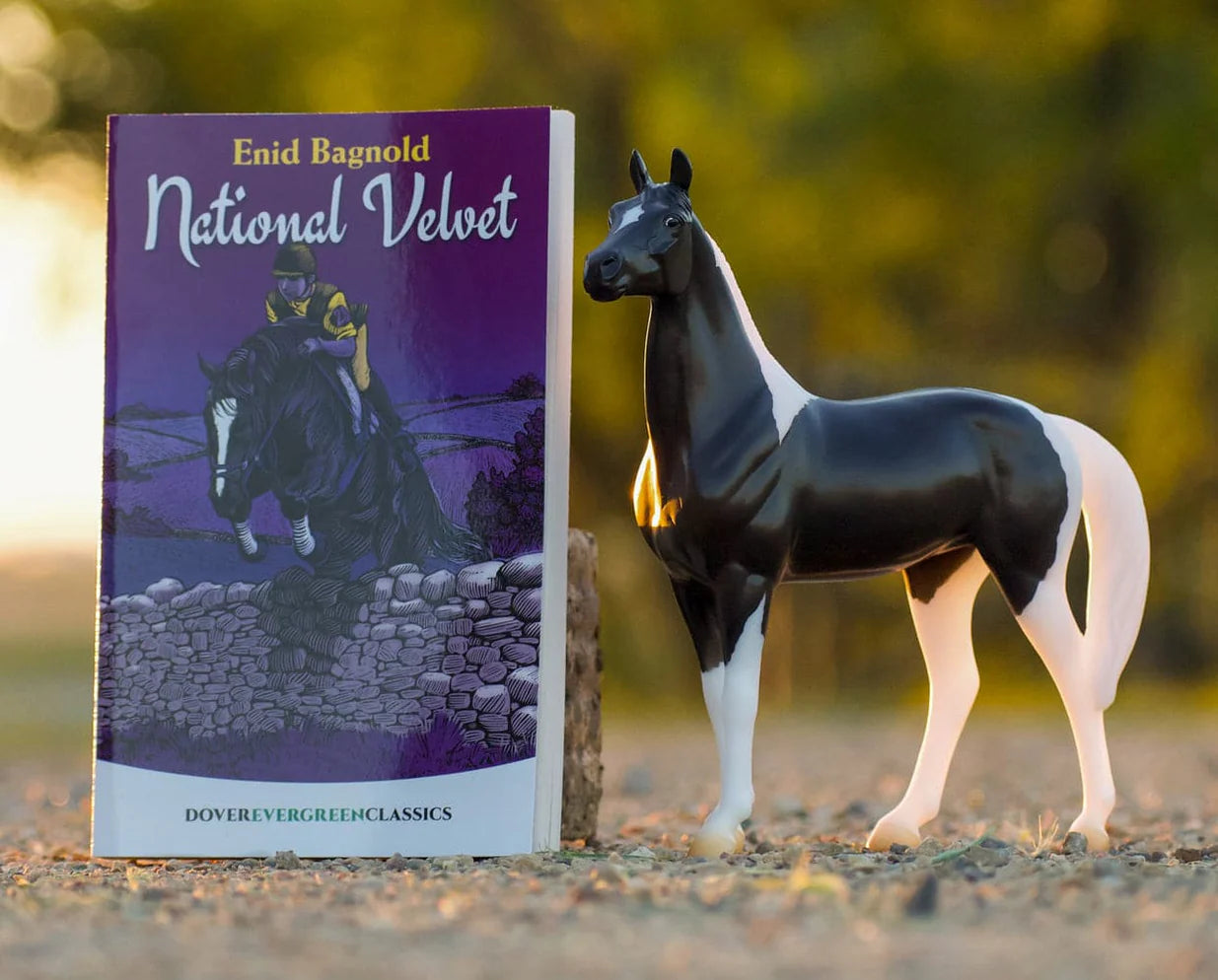 National Velvet Horse & Book set